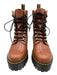 Dr. Martens Shoe Size 5 Cognac Brown Leather Upper Lace Up Lug sole Combat Boots Cognac Brown / 5