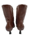 Dolce Vita Shoe Size 6 Brown Leather & Synthetic Side Zip Pointed Toe Boots Brown / 6