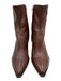 Dolce Vita Shoe Size 6 Brown Leather & Synthetic Side Zip Pointed Toe Boots Brown / 6