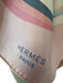 Hermes Pink, Blue, Burgundy Silk Rolled Hem Abstract Print scarf Pink, Blue, Burgundy