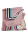 Hermes Pink, Blue, Burgundy Silk Rolled Hem Abstract Print scarf Pink, Blue, Burgundy