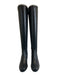 Stuart Weitzman Shoe Size 5.5 Black Leather Upper Almond Toe Textile Boots Black / 5.5
