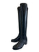 Stuart Weitzman Shoe Size 5.5 Black Leather Upper Almond Toe Textile Boots Black / 5.5