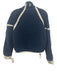 FP Movement Size XS Navy Blue & White Polyester Shearling Contrast Jacket Navy Blue & White / XS