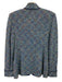 St. John Couture Size 2 Blue & Green Missing Fabric Tag Tweed Zip Front Jacket Blue & Green / 2