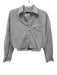 Rag & Bone Size XS White & Blue Cotton Striped Long Sleeve Button Up Crop Top White & Blue / XS