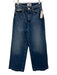 Paige Size 24 Medium Wash Cotton Blend Wide Leg High Rise Jeans Medium Wash / 24