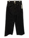 Ann Mashburn Size 24 Black Cotton Blend High Rise Wide Leg Jeans Black / 24