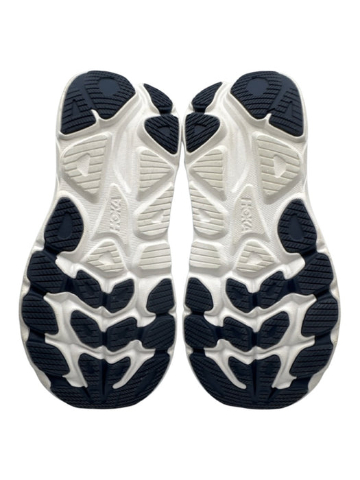 Hoka Shoe Size 6 Blue & White Synthetic Lace Up Running Perforated Sneakers Blue & White / 6