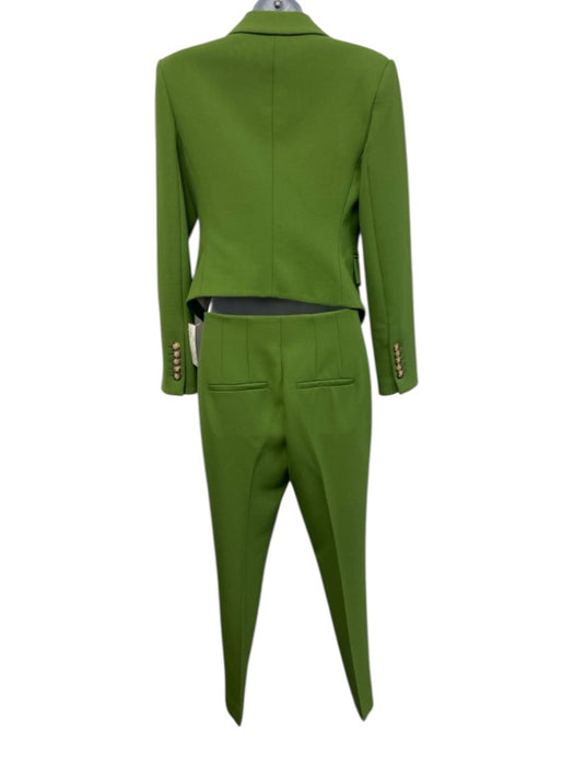 Veronica Beard Size 2 Green Polyester Blend Long Sleeve Blazer Trouser Pant Set Green / 2