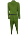 Veronica Beard Size 2 Green Polyester Blend Long Sleeve Blazer Trouser Pant Set Green / 2