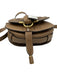 Chloe Brown Leather Flap Top Saddle Crossbody Mini Bag Brown / S