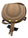 Chloe Brown Leather Flap Top Saddle Crossbody Mini Bag Brown / S