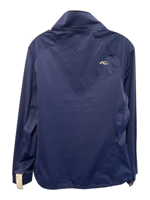 KJUS Size M Dark Blue Polyamide Blend Long Sleeve Zip Front Rain Jacket Dark Blue / M