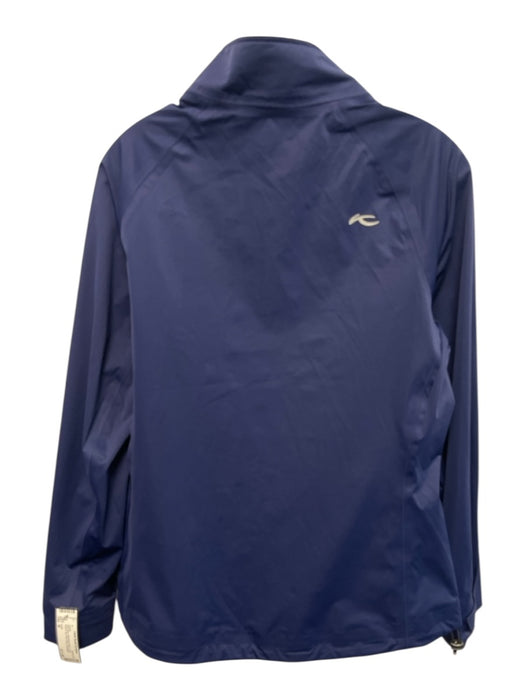 KJUS Size M Dark Blue Polyamide Blend Long Sleeve Zip Front Rain Jacket Dark Blue / M