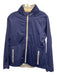 KJUS Size M Dark Blue Polyamide Blend Long Sleeve Zip Front Rain Jacket Dark Blue / M