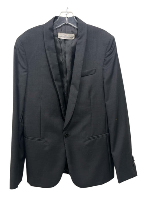 Golden Goose Grey Solid Shawl Collar Men's Blazer Grey / M