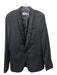 Golden Goose Grey Solid Shawl Collar Men's Blazer Grey / M