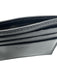 Neil Barrett Navy & White Leather Lightning Bolt Cardholder Men's Wallet Navy & White