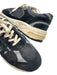Golden Goose Shoe Size 44 Navy & White Suede & Mesh Solid Sneaker Low Top Shoes Navy & White / 44