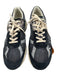Golden Goose Shoe Size 44 Navy & White Suede & Mesh Solid Sneaker Low Top Shoes Navy & White / 44