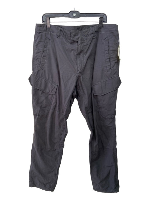Rag & Bone Size 36 Faded Black Cotton Solid Cargo Pocket Zip Fly Men's Pants 36