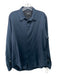 Rag & Bone Size L Navy Cotton Solid Button Down Men's Long Sleeve Shirt L