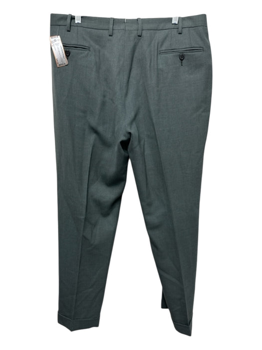 Sid Mashburn Size 38 Green Cotton Solid Zip Fly Men's Pants Green / 38