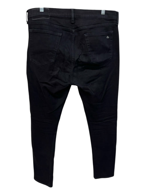 Rag & Bone Size 34 Black Cotton Blend Solid Slim Jean Men's Pants Black / 34