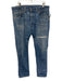 RRL Size 36 Light Wash Cotton Distressed Slim Jean Men's Pants Light Wash / 36