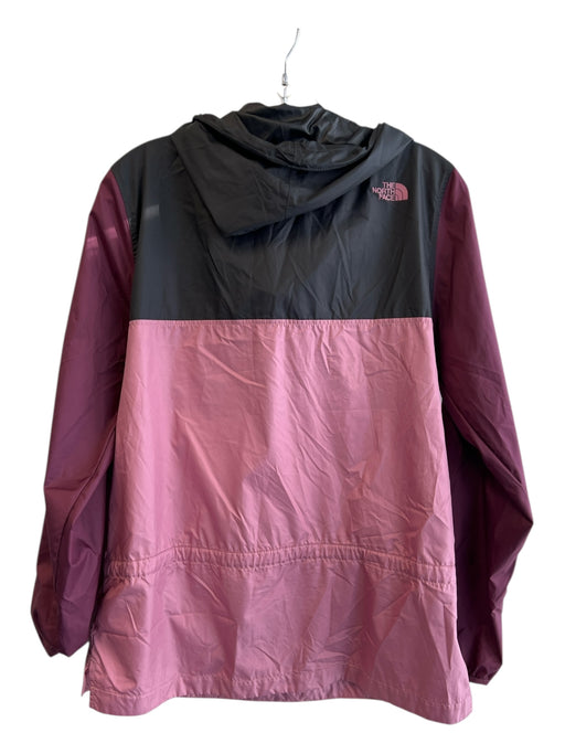 The North Face Size S Purple & Gray Polyester High Neck Hood Half Zip Jacket Purple & Gray / S