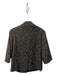 Harolds Size Medium Black & Gold Cotton Blend Collar 3/4 Sleeve metallic Jacket Black & Gold / Medium