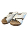 Donald Pliner Shoe Size 10 White Manmade Material Slip On Wedge Open Toe Shoes White / 10