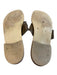 Jack Rogers Shoe Size Est 10 Brown Wood Sandal Open Toe Flat Flower Detail Shoes Brown / Est 10