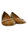 Tory Burch Shoe Size 9 1/2 Brown Leather Slip On Closed Toe Logo Shoes Brown / 9 1/2