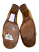 Tory Burch Shoe Size 9 1/2 Brown Leather Slip On Closed Toe Logo Shoes Brown / 9 1/2