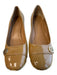 Tory Burch Shoe Size 9 1/2 Brown Leather Slip On Closed Toe Logo Shoes Brown / 9 1/2