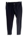 Lily Pulitzer Size 4 Black Rayon Blend Zip Fly 5 Pocket Skinny Pants Black / 4