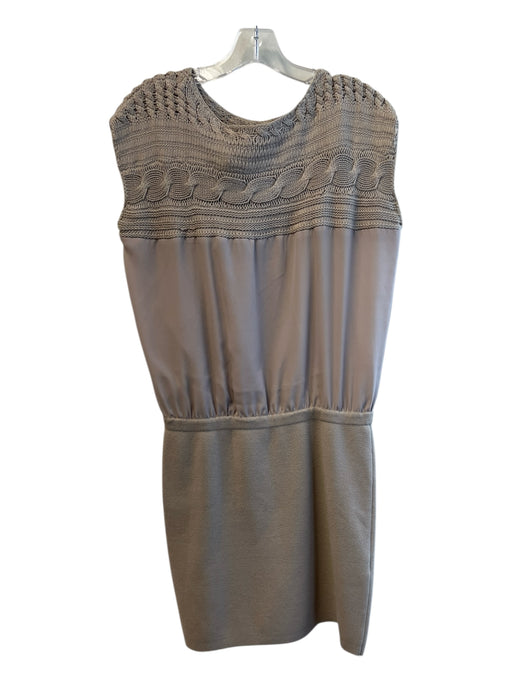 Vince Camuto Size Small Beige Polyester Sleeveless Wide Neck Knit Top Top Beige / Small