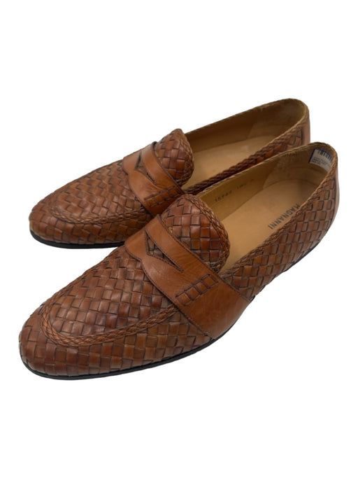 Magnanni Shoe Size 10.5 Brown Woven Men's Shoes 10.5
