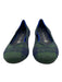 Rothy's Shoe Size 8.5 Navy blue & green Synthetic Knit round toe Flats Navy blue & green / 8.5