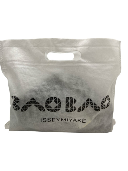 Bao Bao Issey Miyake Gunmetal & black PVC Geometric Rectangular Detachable Bag Gunmetal & black / Small