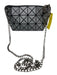 Bao Bao Issey Miyake Gunmetal & black PVC Geometric Rectangular Detachable Bag Gunmetal & black / Small