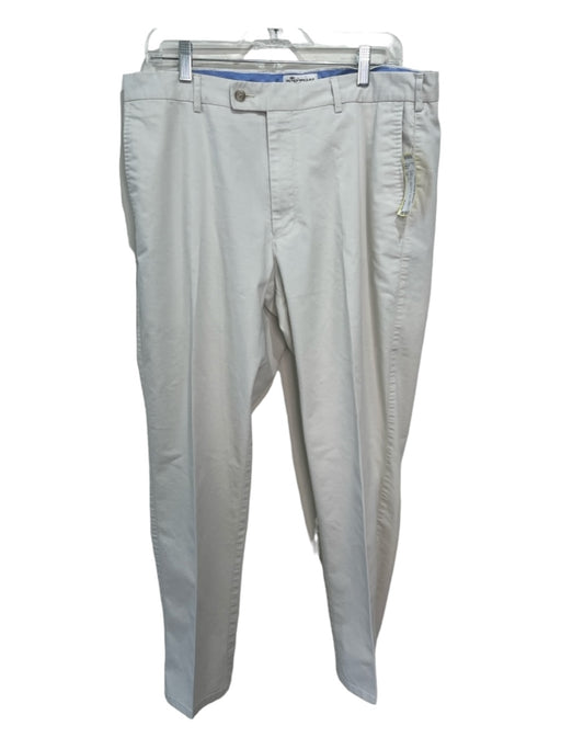 Peter Millar Size 36 Beige Cotton Blend Solid Khakis Men's Pants 36