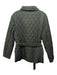 Burberry Size M Hunter Green Cotton Blend Diamond Quilted logo buttons Jacket Hunter Green / M