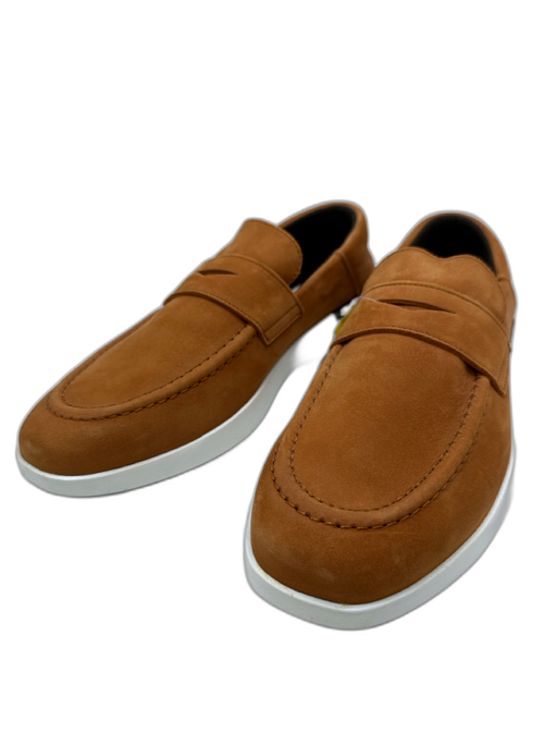 Wolf & Shepherd Shoe Size 9 Brown & White Suede Round Toe Men's Shoes Brown & White / 9