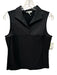 Hinson Wu Size XS Black Cotton & Polyester Sleeveless Collar Fabric Block Top Black / XS