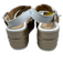 Cordani Shoe Size 37 White & Gold Leather Cork Sole Criss Cross Platform Sandals White & Gold / 37
