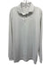 Peter Millar Size L White Synthetic Solid Athletic Polo Men's Long Sleeve Shirt White / L
