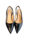 Franco Sarto Shoe Size 8 Black Manmade Material Slingbacks Wedge Heel Shoes Black / 8
